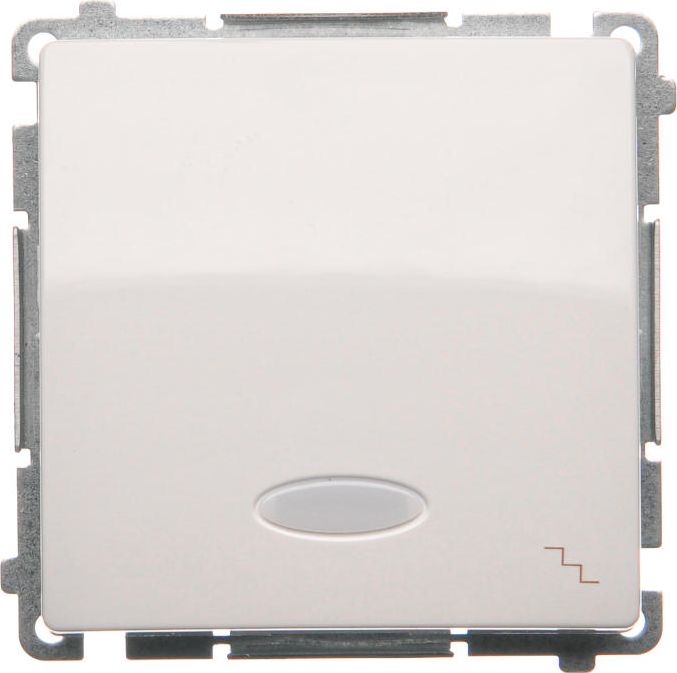 Kontakt-Simon Łącznik schodowy podświetlany biały - BMW6L.01/11