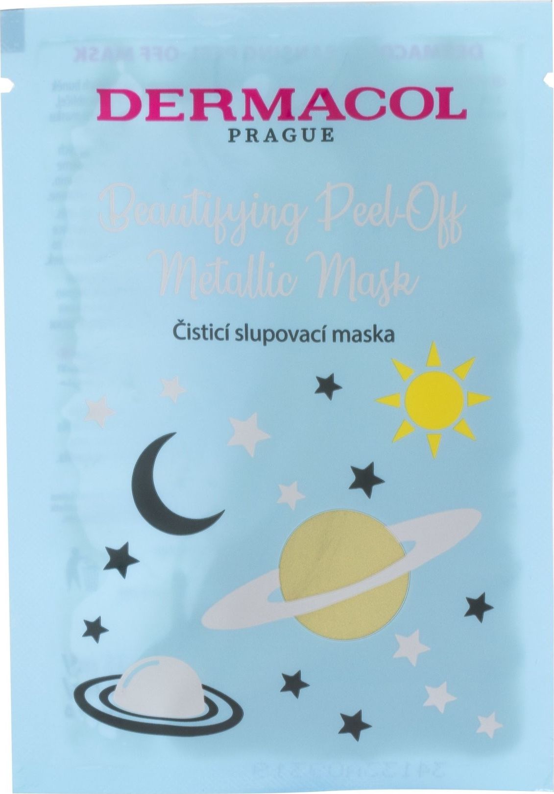 Dermacol Dermacol Beautifying Peel-off Metallic Mask Cleansing Maseczka do twarzy 15ml