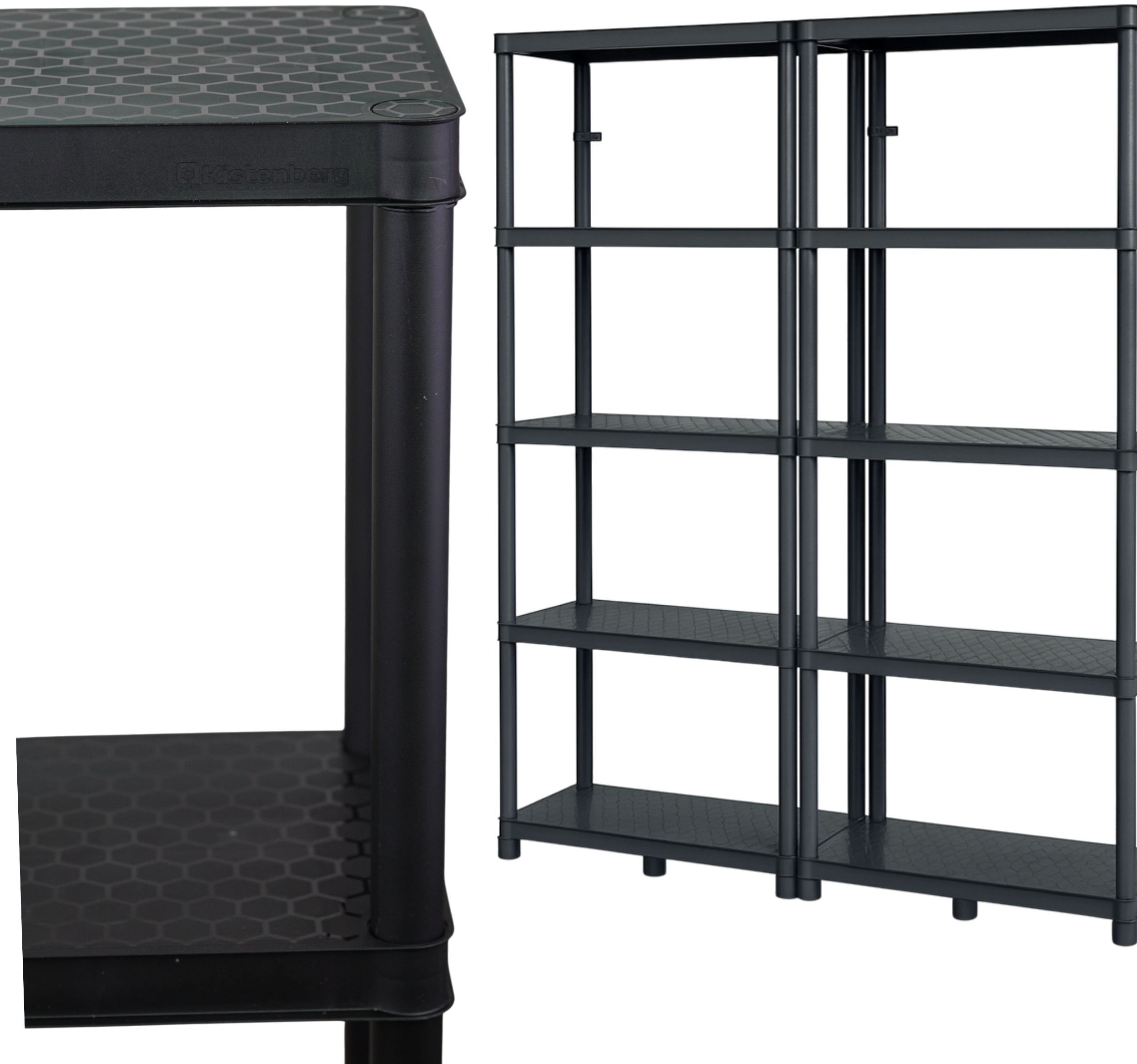 Regał magazynowy podwójny 5 półkowy 1725x1480mm do sklepu. magazynu