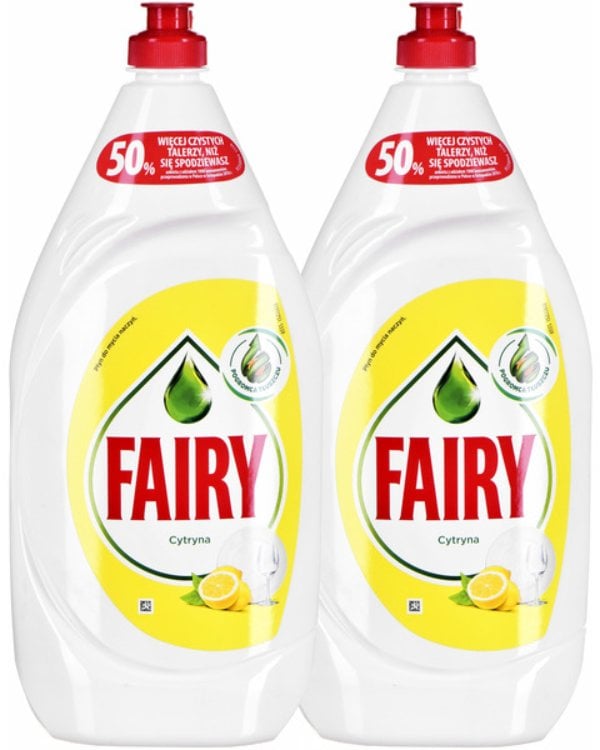 Fairy Płyn do mycia naczyń Lemon 1,35L 2 szt.