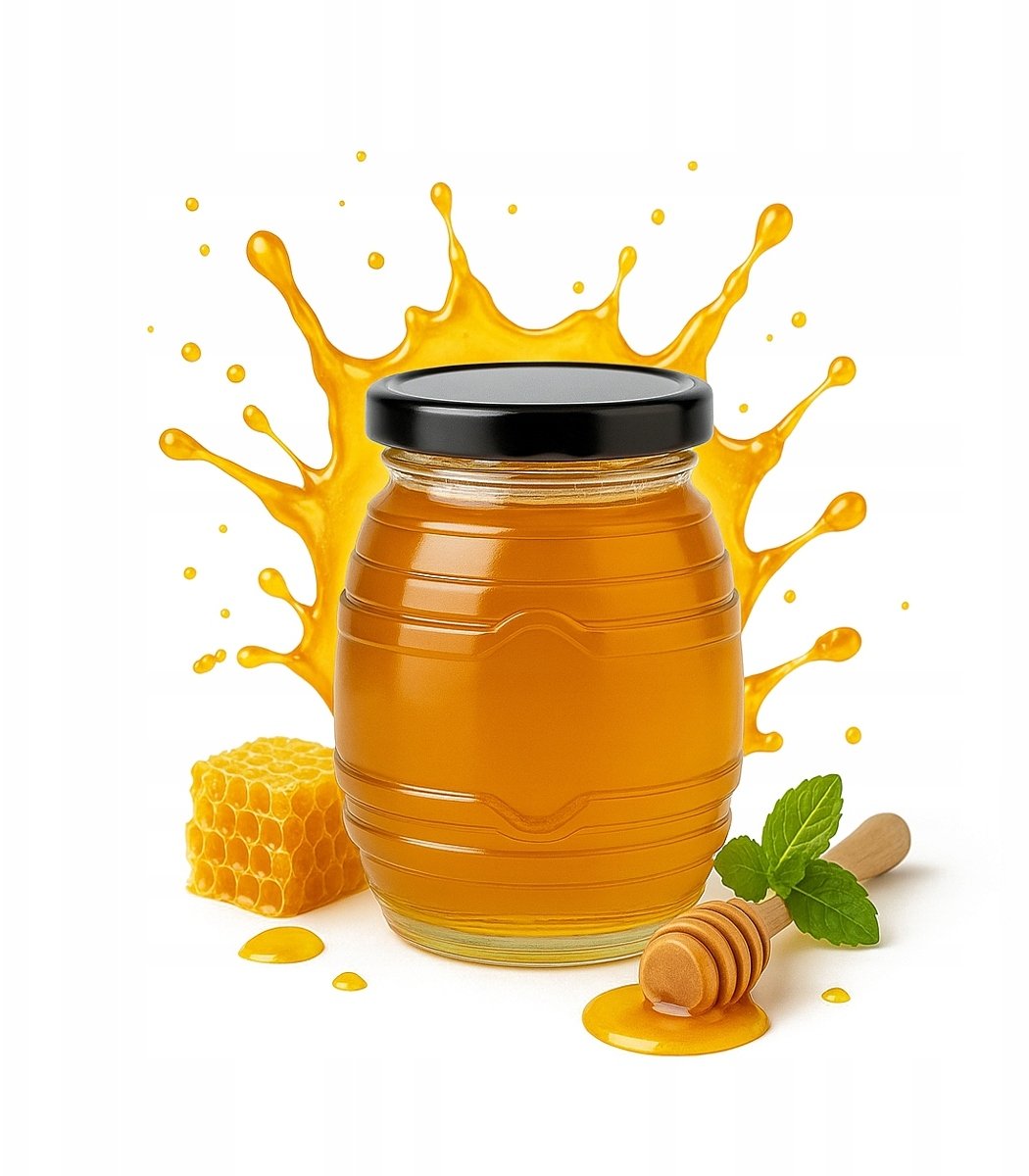 Szklany Słoik UL100 ml na miód dżem przyprawy prezent diy Słoik ozdobny