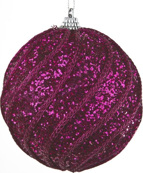 Witek Home Bombka 10cm (2 szt.) różowa