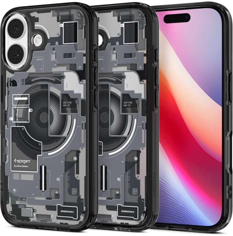 Etui Spigen Ultra Hybrid MagSafe do iPhone 17, czarne