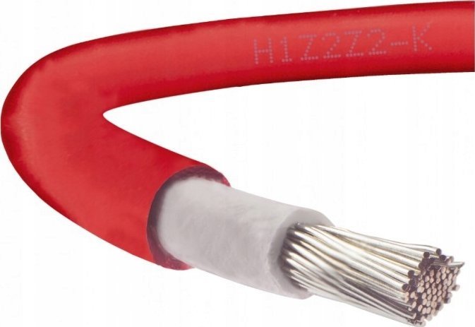 Dahua Technology Przewód kabel SOLARNY 4mm2 MG Wires, H1Z2Z2-K CZERWONY SZPULA 500m