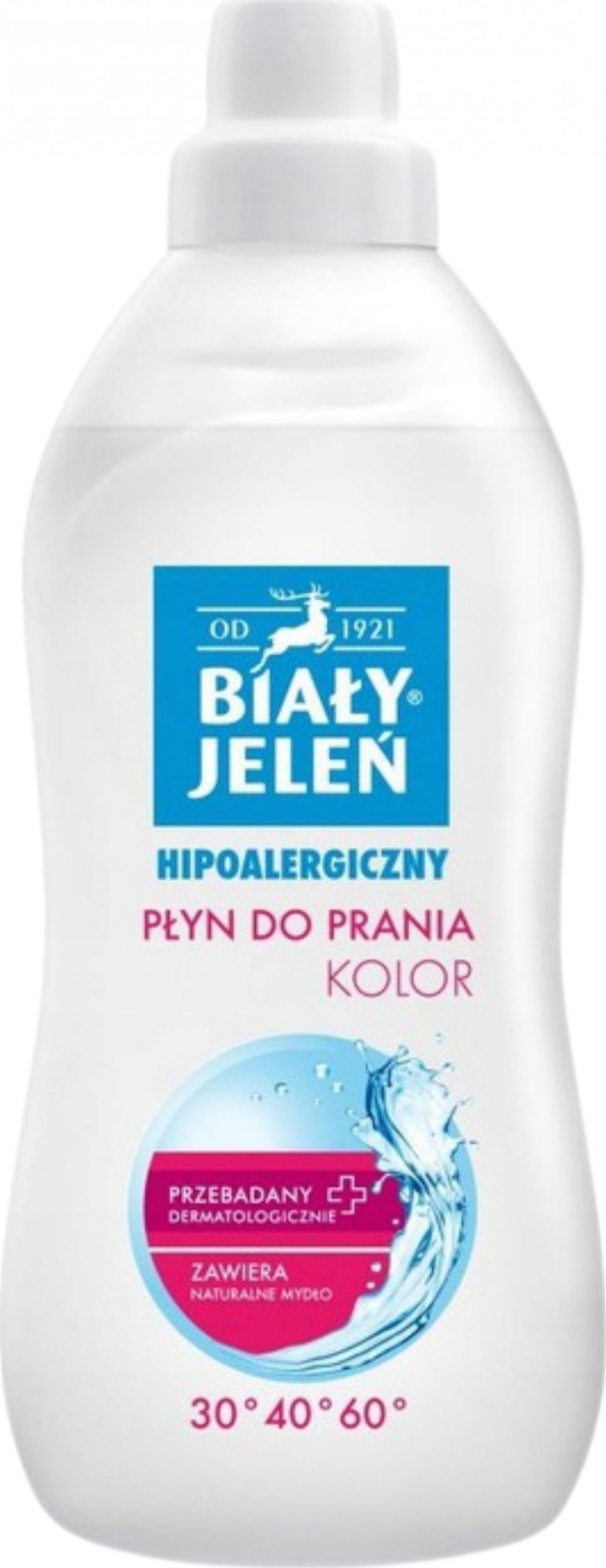 Biały Jeleń Hipoalergiczny płyn do prania Kolor 1L (BJŃ000031)