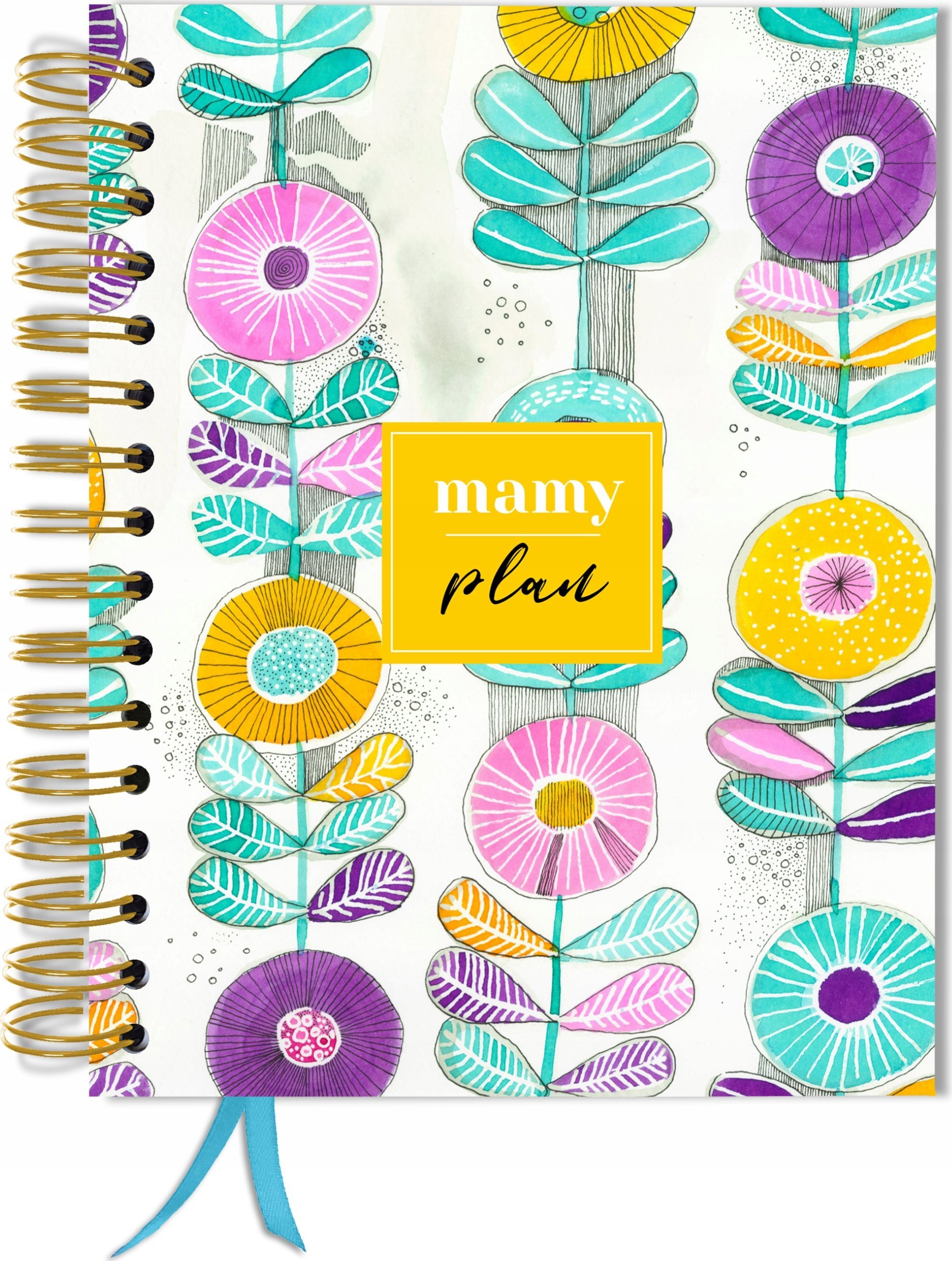 TadaPlanner Mamy Plan Kalendarz Ciąży A5+ pamiętnik poradnik planer dla przyszłych mam