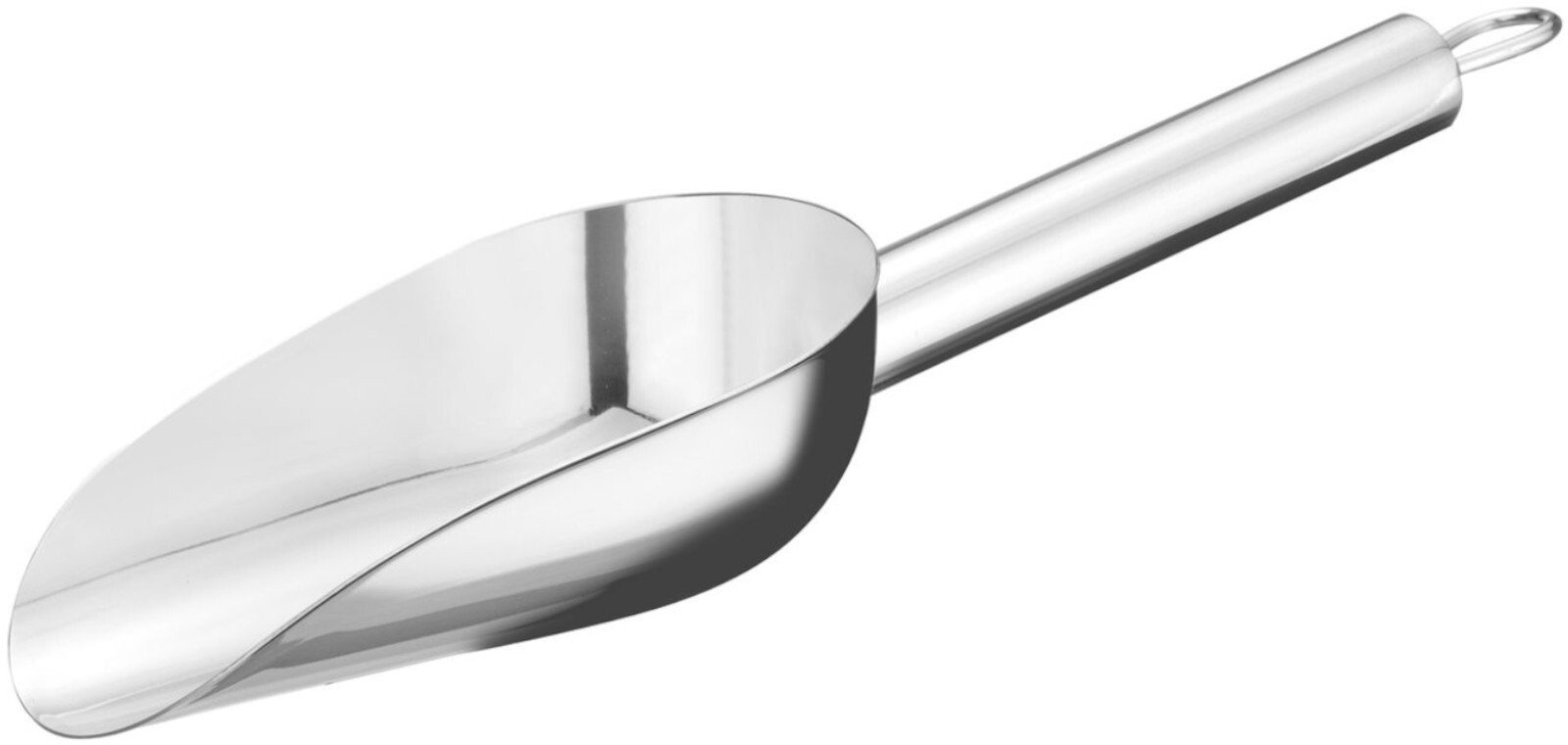 Bar Up Szufelka barmańska do lodu stalowa z zawieszką 0.11 l