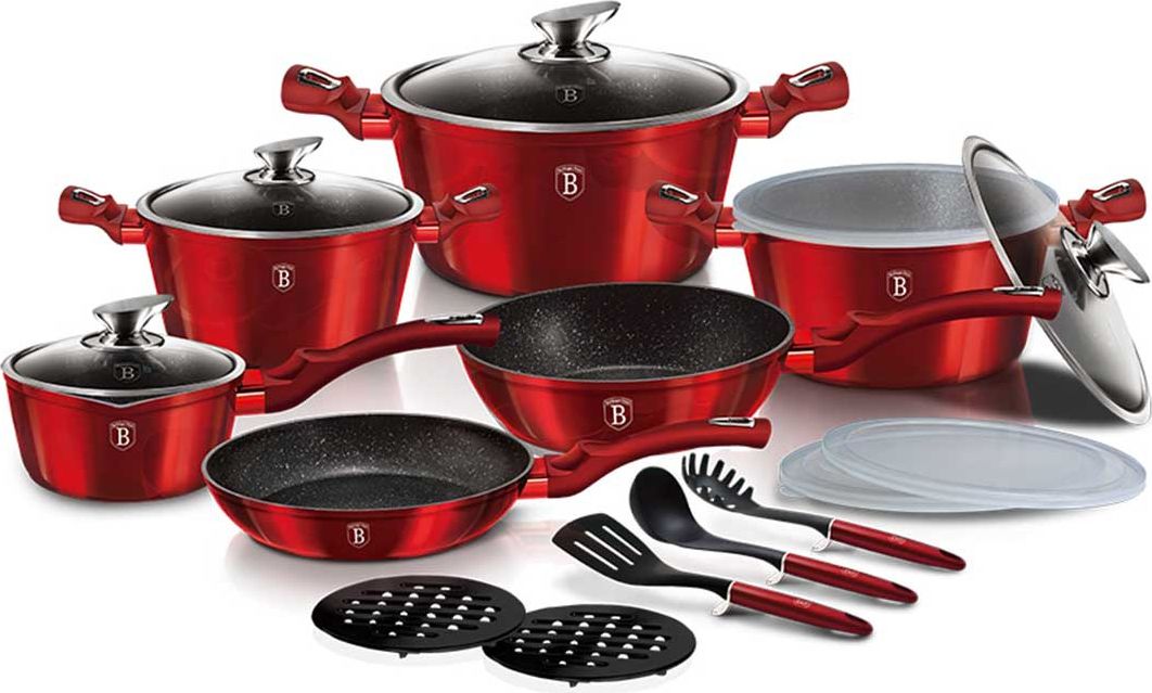 Berlinger Haus ZESTAW GARNKÓW BERLINGER HAUS BH-7035 BURGUNDY
