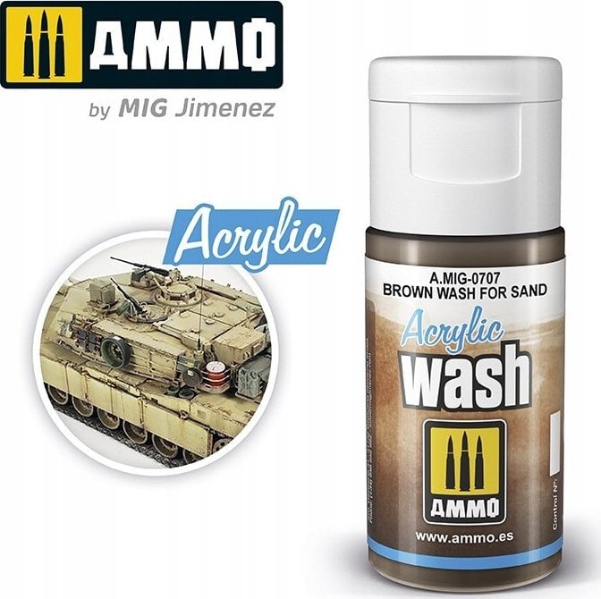 Vallejo Ammo: Acrylic Wash - Brown Wash for Sand