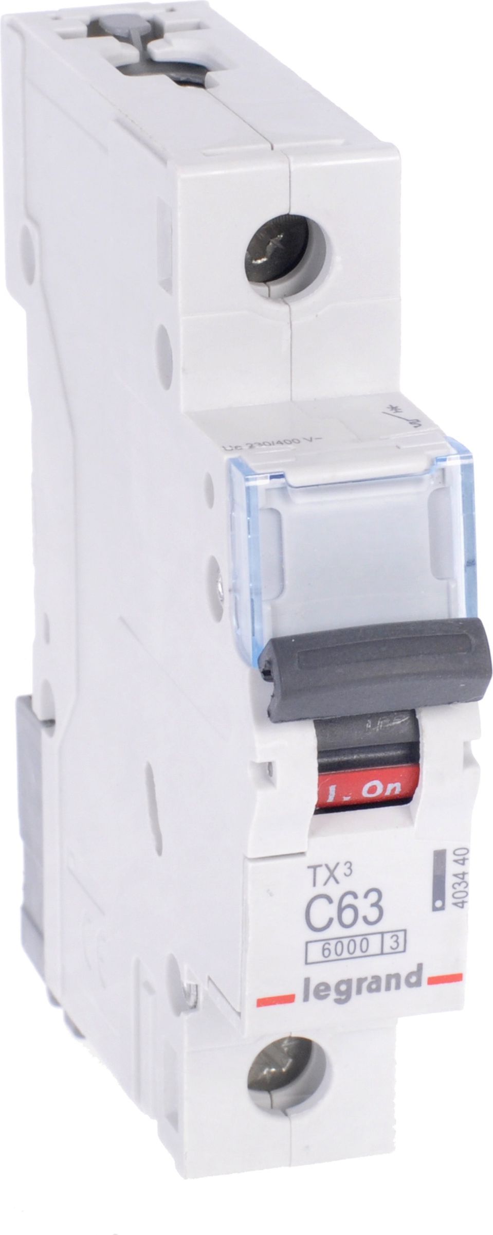 Legrand Wyłącznik nadprądowy S 301 1P C 63A 6000A - 403440