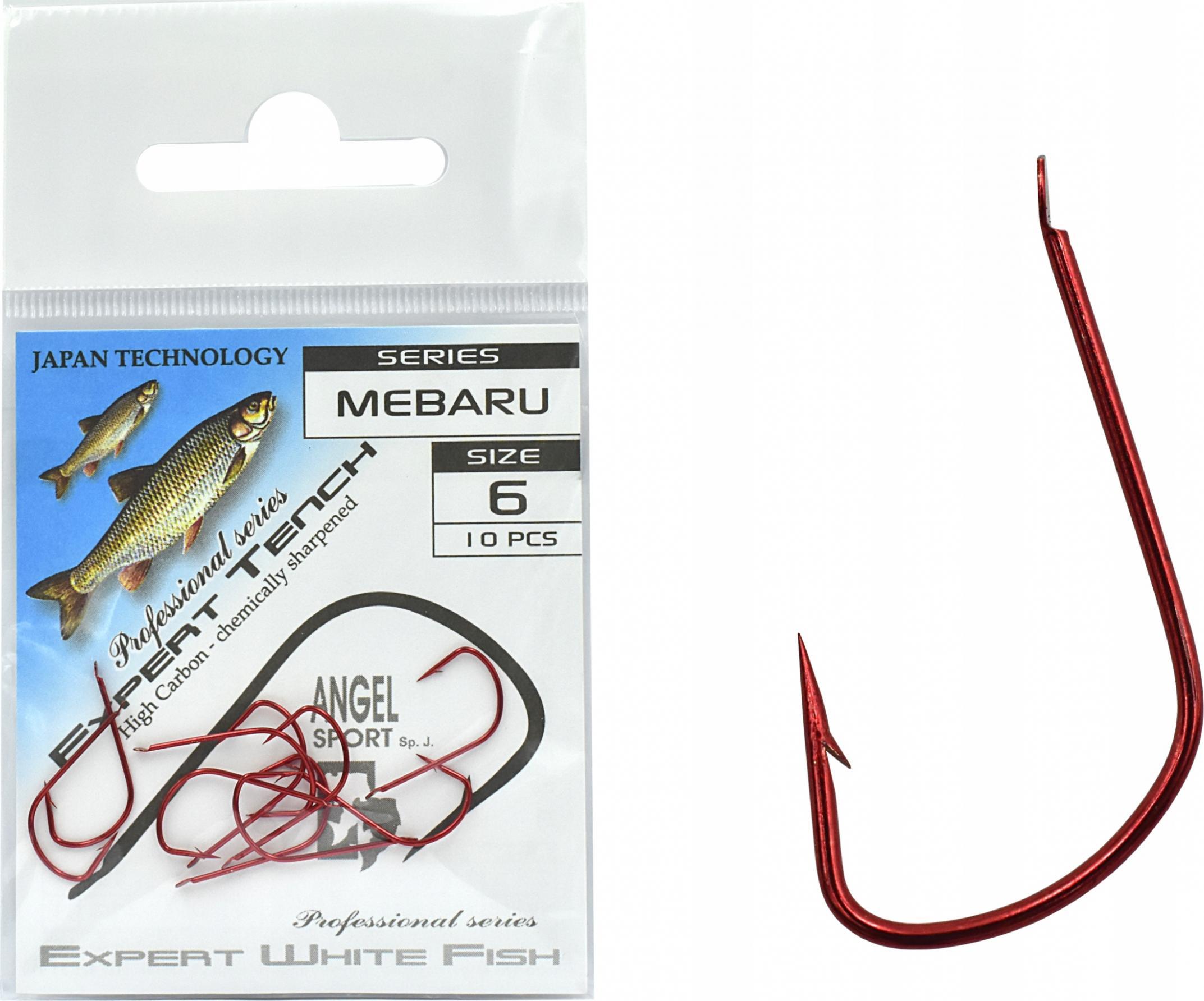 An Sport Haczyk Haczyki KAMIKAZE MEBARU Nr 6 (10szt) czerw