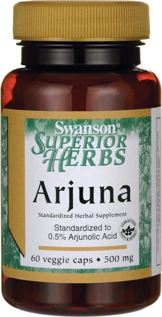 Swanson Swanson - Arjuna, 500mg, 60 vkaps