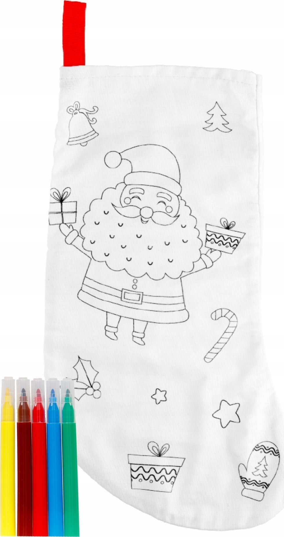 MFP paper Skarpeta tekstylna 42x25cm z flamastrami