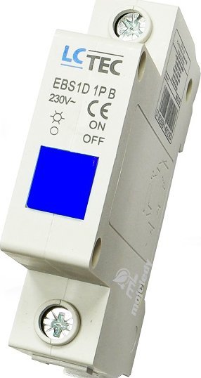 LC lampka kontrolka zasilania 1P EBS1D LC niebieska