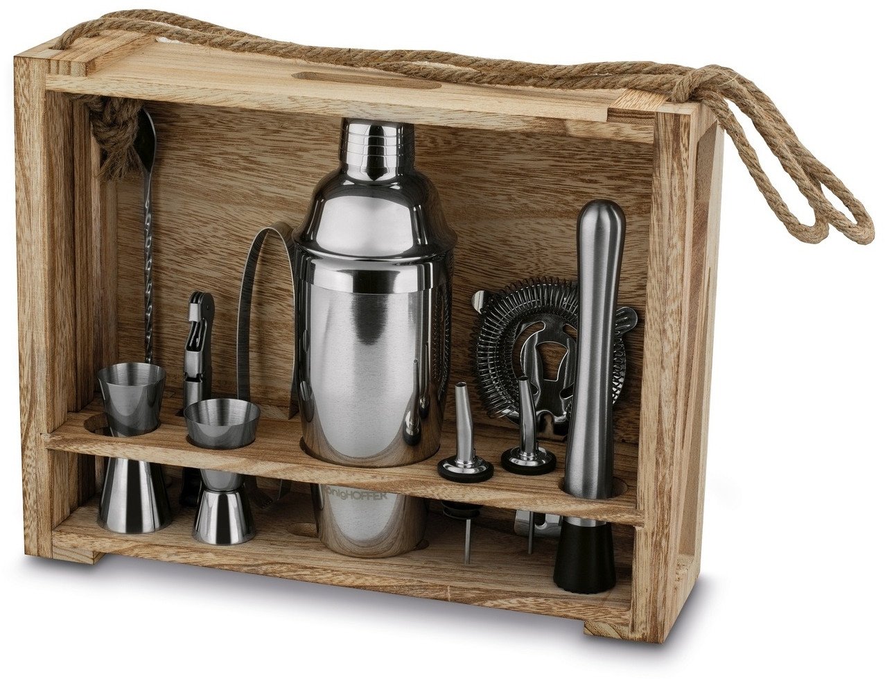 Zestaw barmański ze stojakiem Cosmopolitan 11 elementów