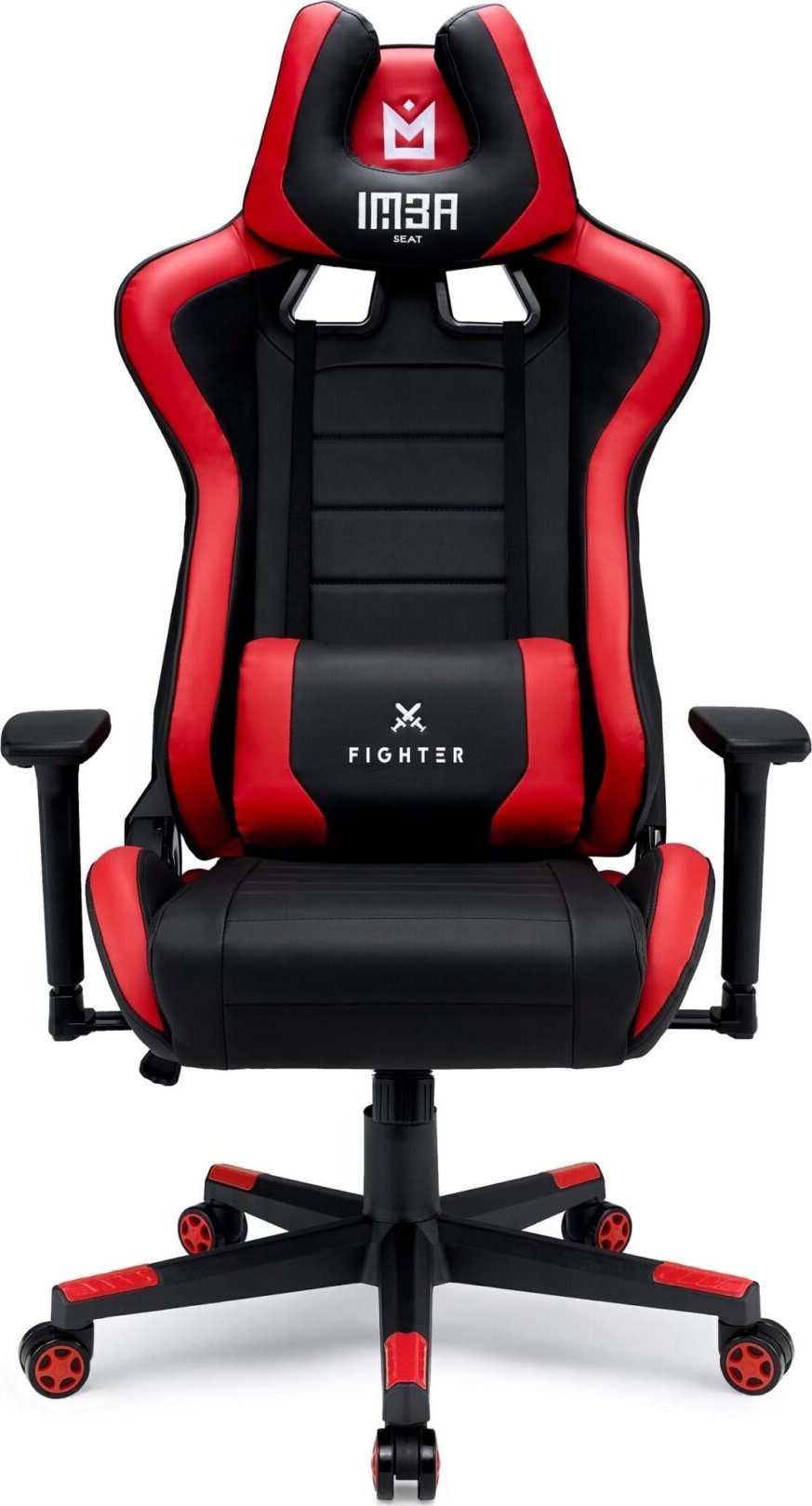 Fotel IMBA Seat Fighter czarno-czerwony