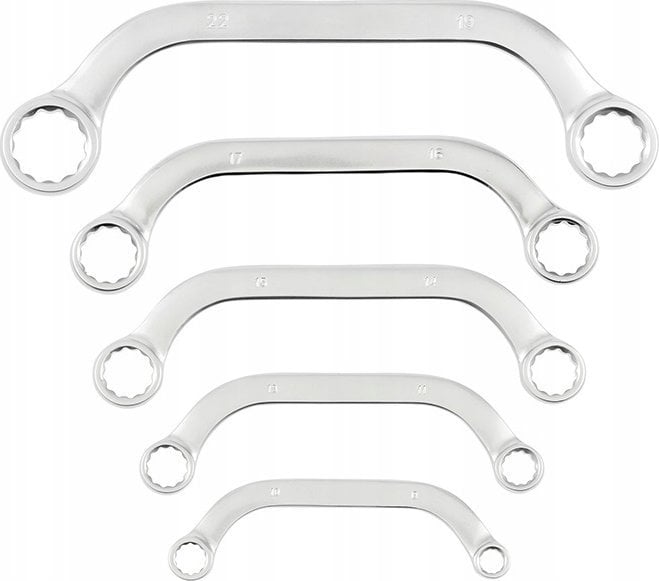 Högert Technik HOGERT KLUCZE OCZKOWE TYPU "C" kpl.5el.