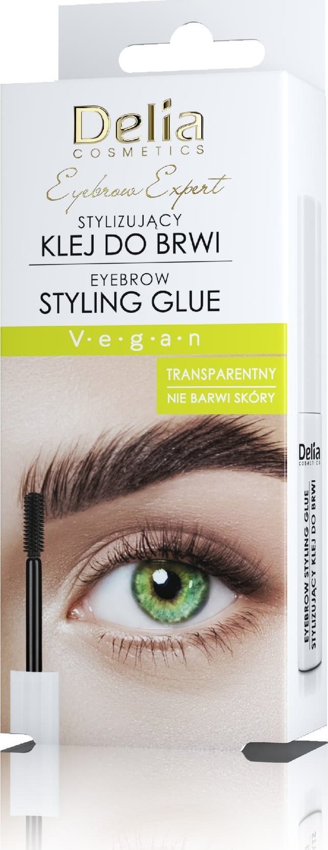 Delia DELIA Eyebrow Expert Stylizujący, transparentny klej do brwi 5 g