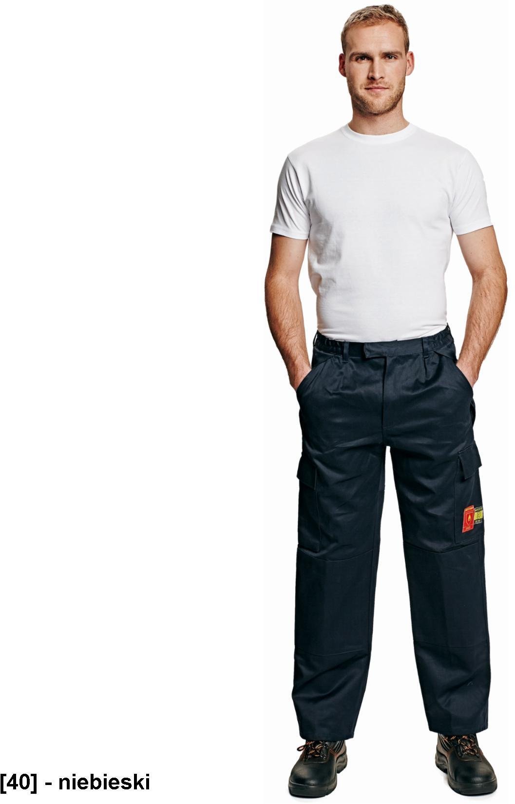 CERVA COEN - spodnie robocze do pasa - 100% BAWEŁNY O trudnopalanowym wykończeniu 64