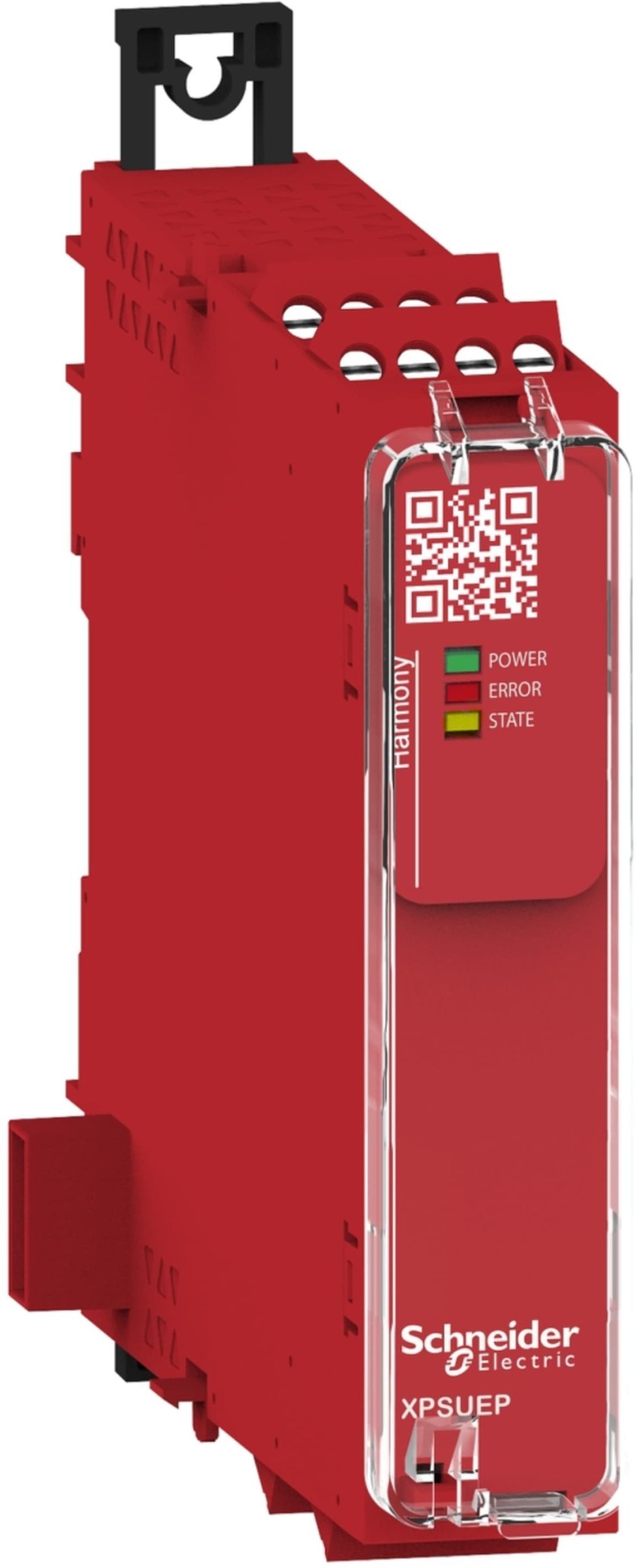 Schneider Electric Preventa XPS Moduł rozszerzenia styków Kat.4 24 V AC/DC 4 Z + 2 R Zaciski sprężynowe XPSUEP14AP