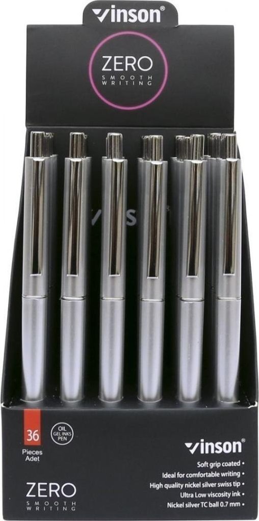 SCHEMAT Długopis automat. Zero Silver Z4 niebieski (36szt)