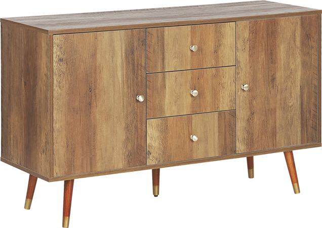 Beliani Komoda jasne drewno ULIKA