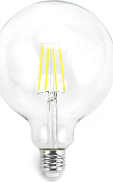 Aigostar Żarówka LED Filament Przezroczysta G125 E27 4W Żarówka LED Filament Przezroczysta G125 E27 4W