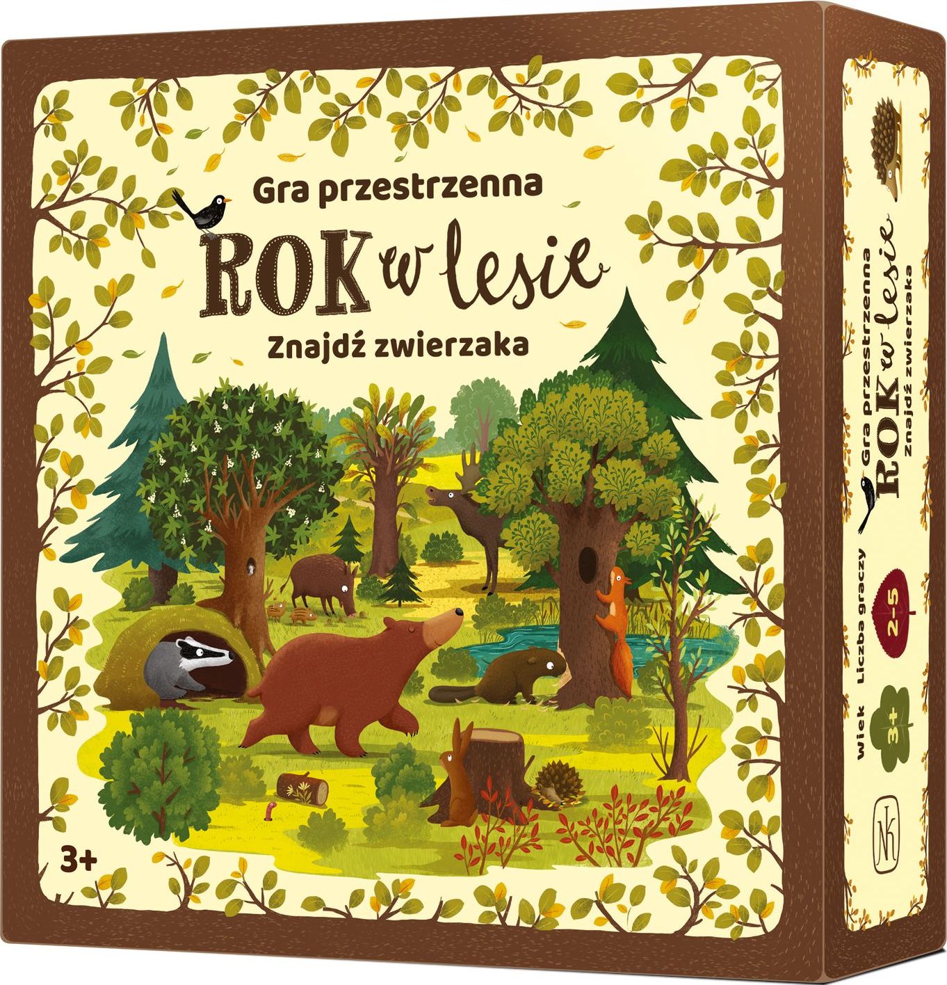 Nasza Księgarnia Rok w lesie. Znajdź zwierzaka