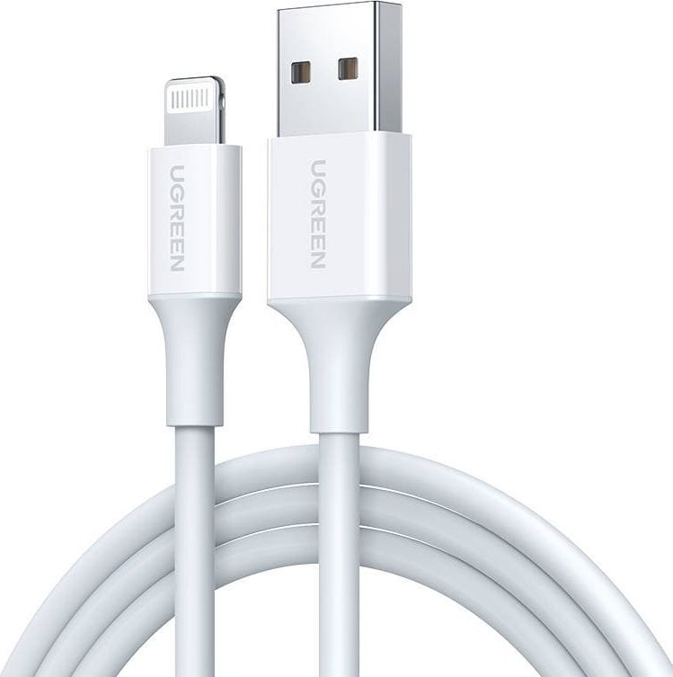 Kabel USB Ugreen USB-A - Lightning 1.5 m Biały (UGR1457)