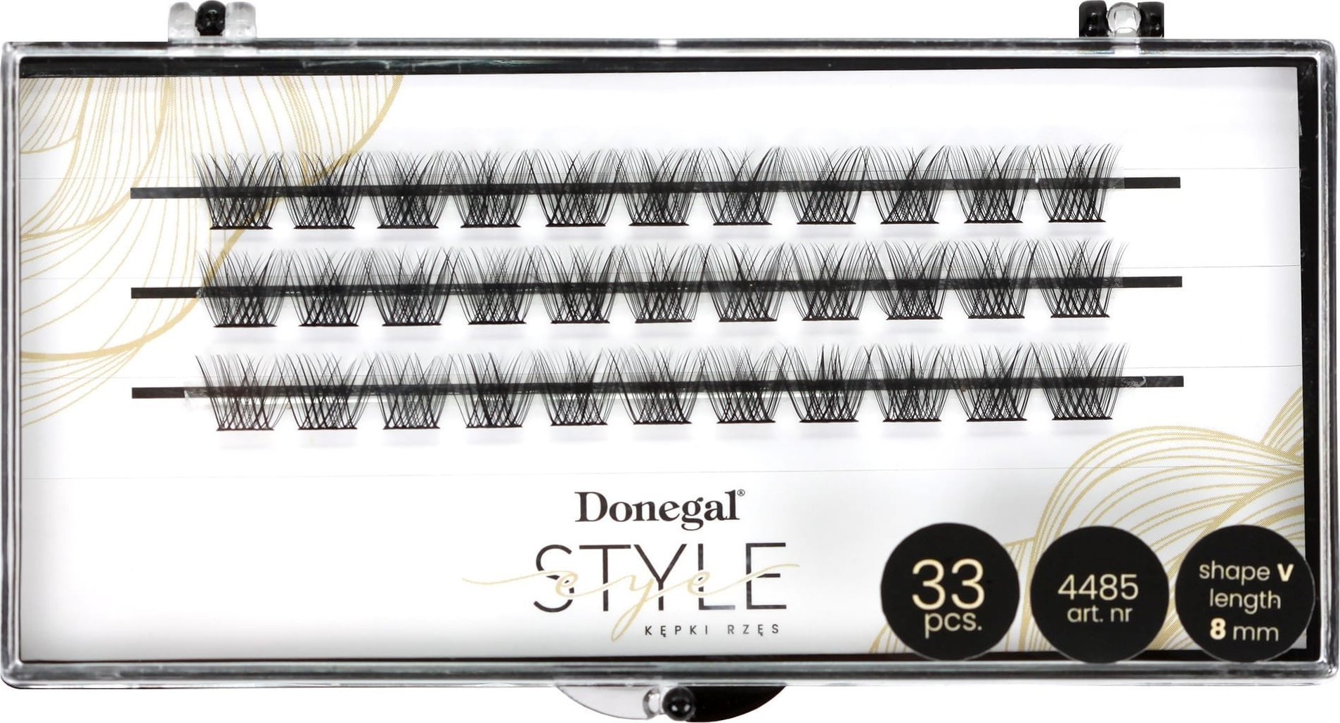 Donegal Kępki rzęs V-eye Style 8 mm