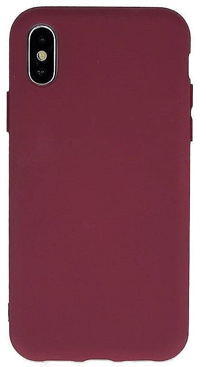 Mocco Liquid Silicone Case for Samsung Galaxy A42 5G Burgundy