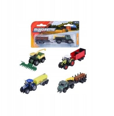 MAJORETTE POJAZDY MET WIEJSKIE PRZYCZEPA MIX4 36