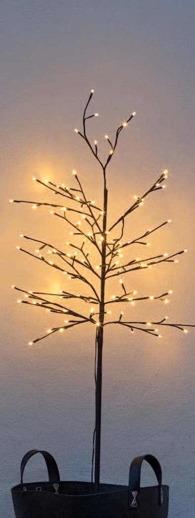 Lampki choinkowe Sirius Noah drewno brązowy 160-lys 1,5 m