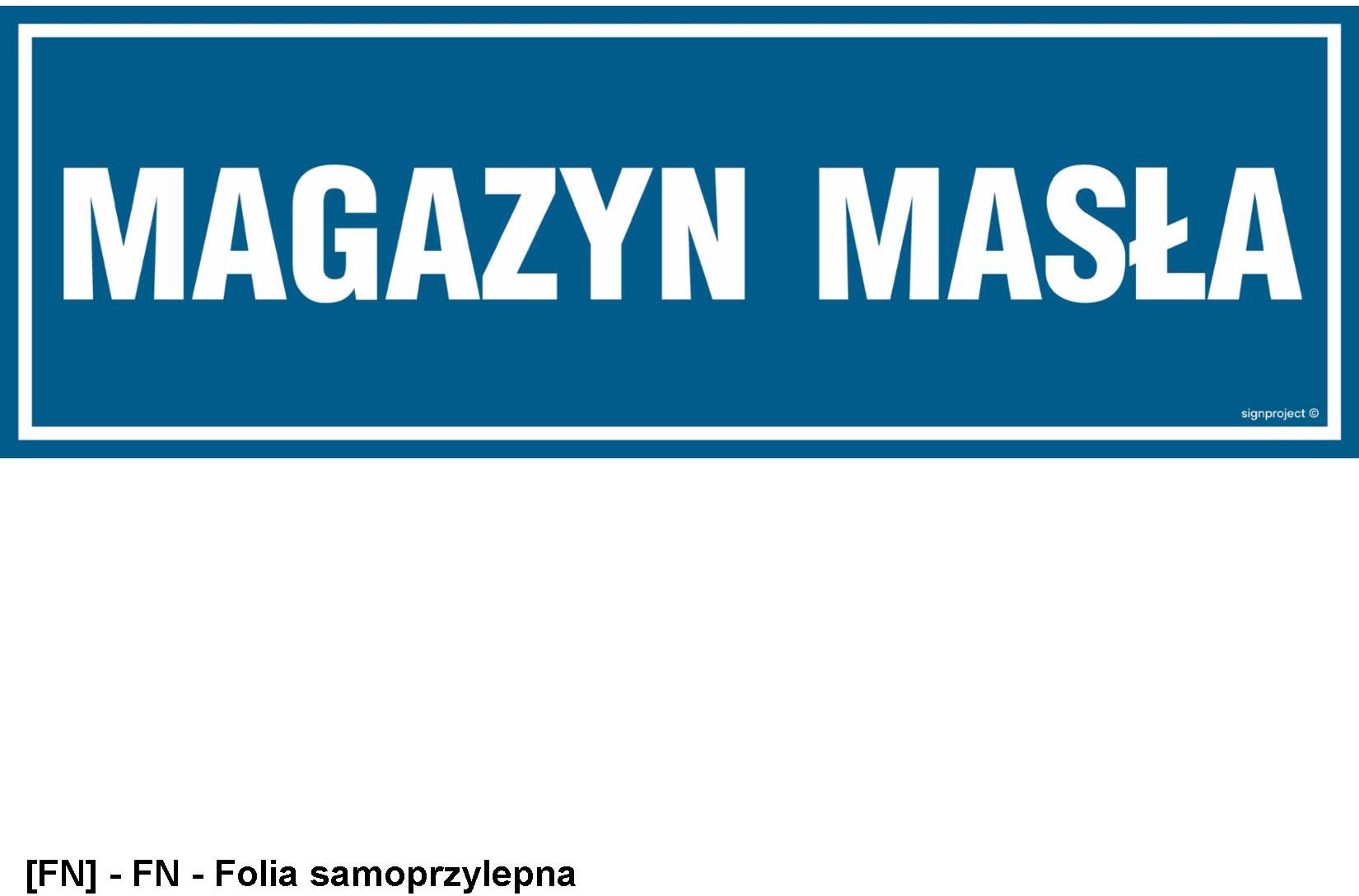 PA350 - Magazyn masła 150x50