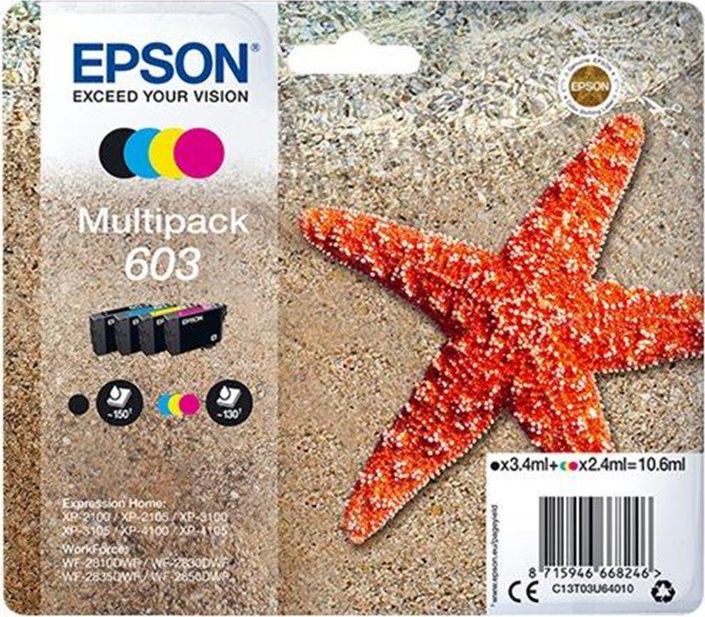 Tusz Epson Tusz 603 CMYK (C13T03U64010)