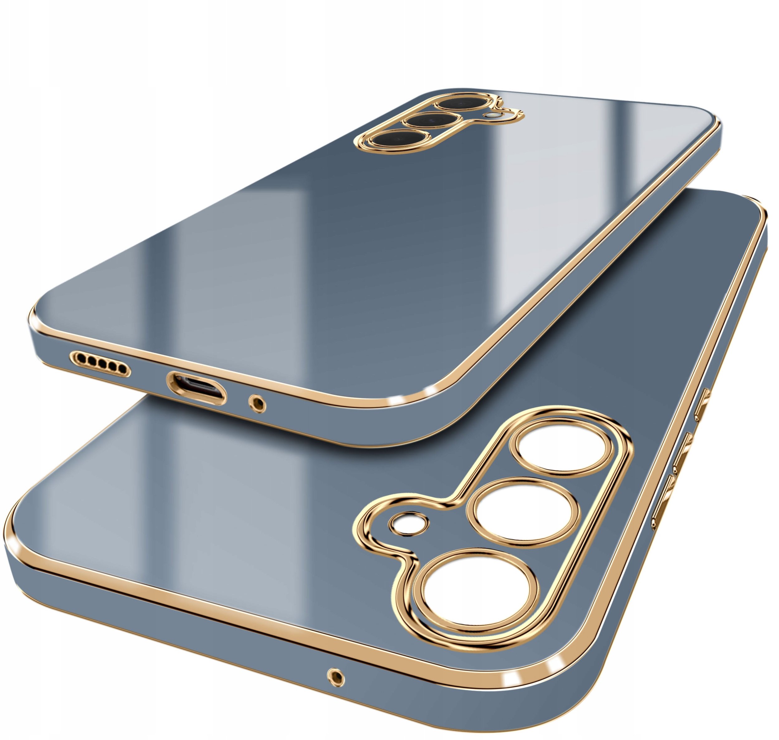 Etui do Samsung S25+ Plus SILIKONOWE ELEGANCKIE SLIM + Szkło 9H