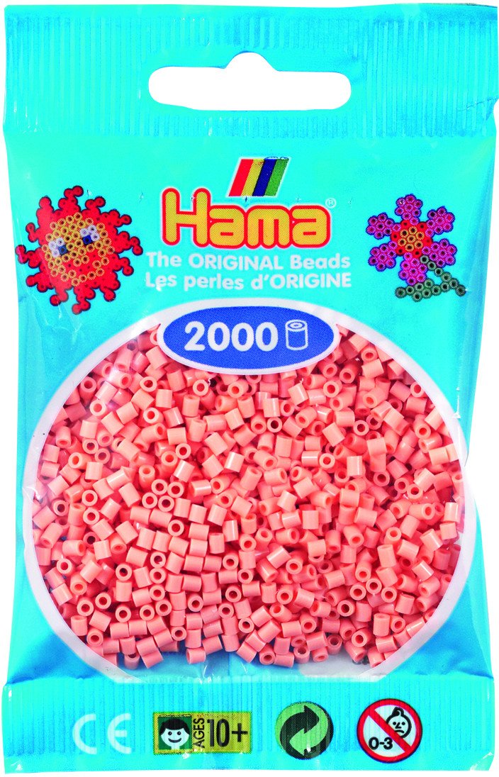 Hama mini beads 2000 pcs. matte pink