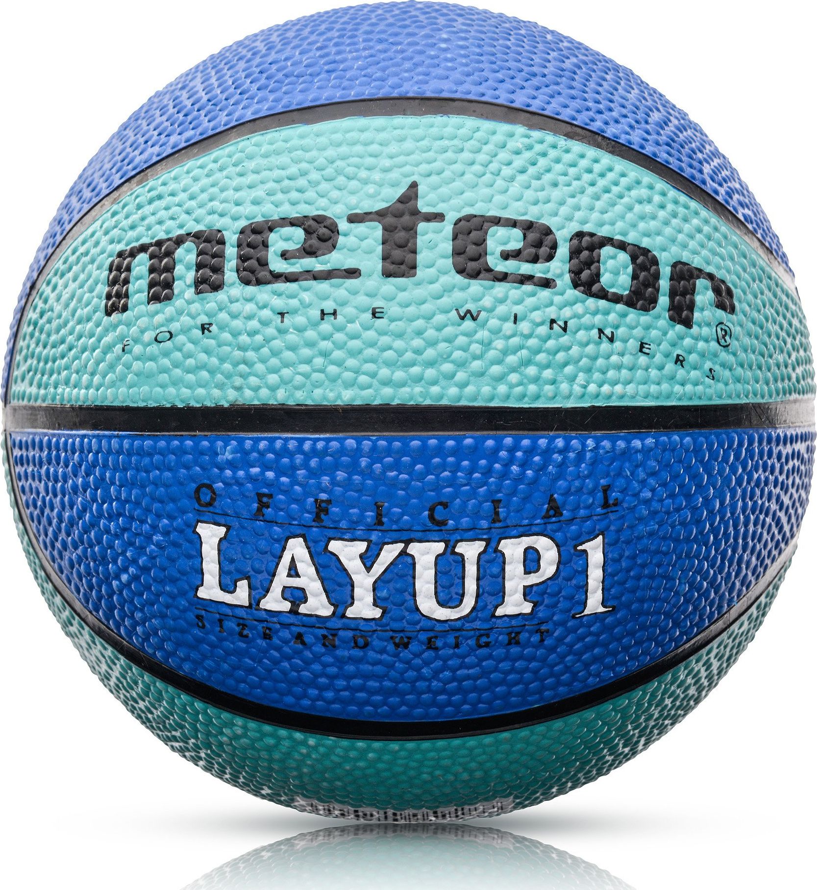 Meteor Piłka do koszykówki Layup niebieska r.4