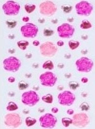 BREWIS Dżety samoprzylepne różowe