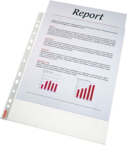 Esselte Koszulka na dokumenty A4 krystaliczna, 100 szt. (10K016B)