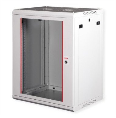 ROLINE 19 Szafa ścienna Basic Plus 18U, 600x450 BxT szara