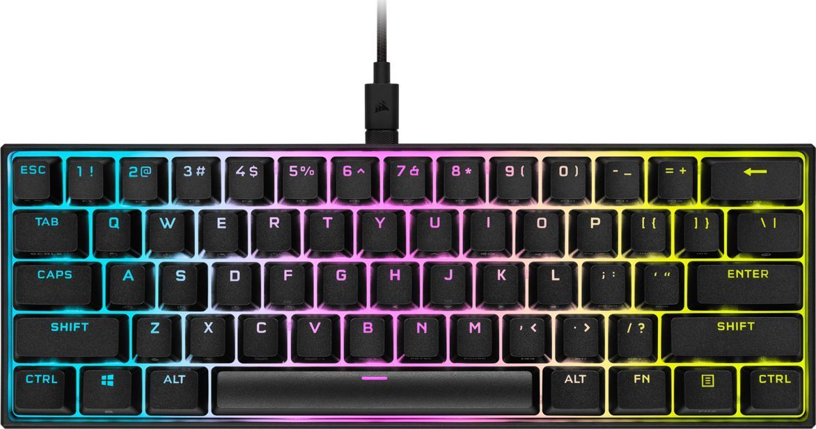 Klawiatura Corsair K65 RGB MINI 60% Cherry MX Speed Silver (CH-9194014-DE)