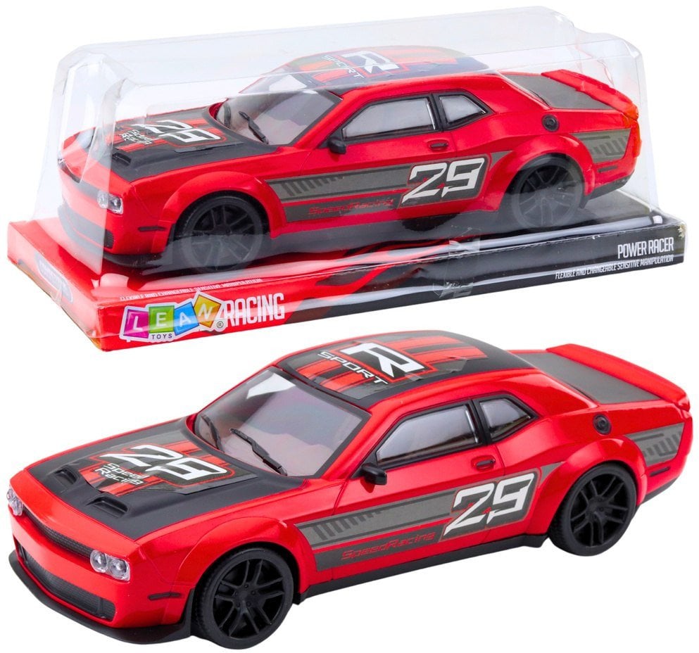 Samochód Sportowy Wyścigowy Napęd Na Tył Czerwony