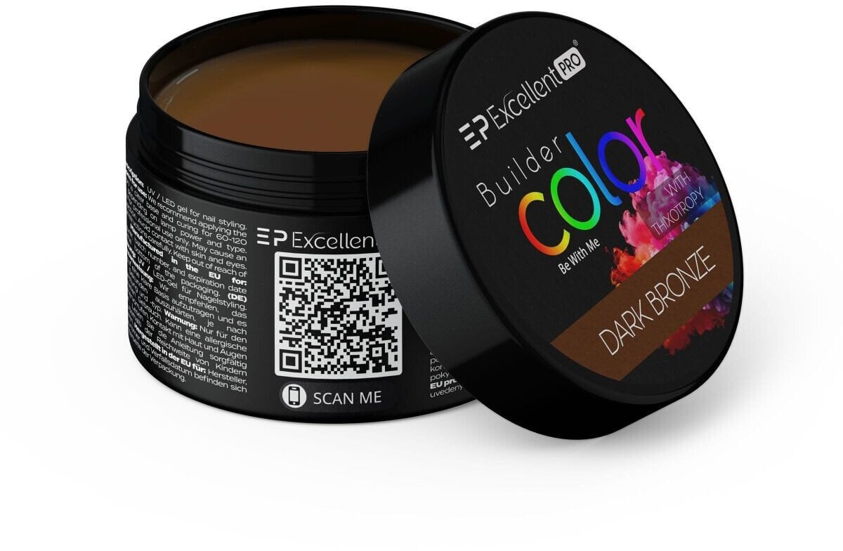 Excellent PRO Builder Color With Thixotropy żel budujący Dark Bronze 15g