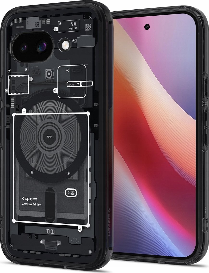 SPIGEN futerał ULTRA HYBRID MAG kompatybilny z MagSafe do GOOGLE PIXEL 9A zero one black