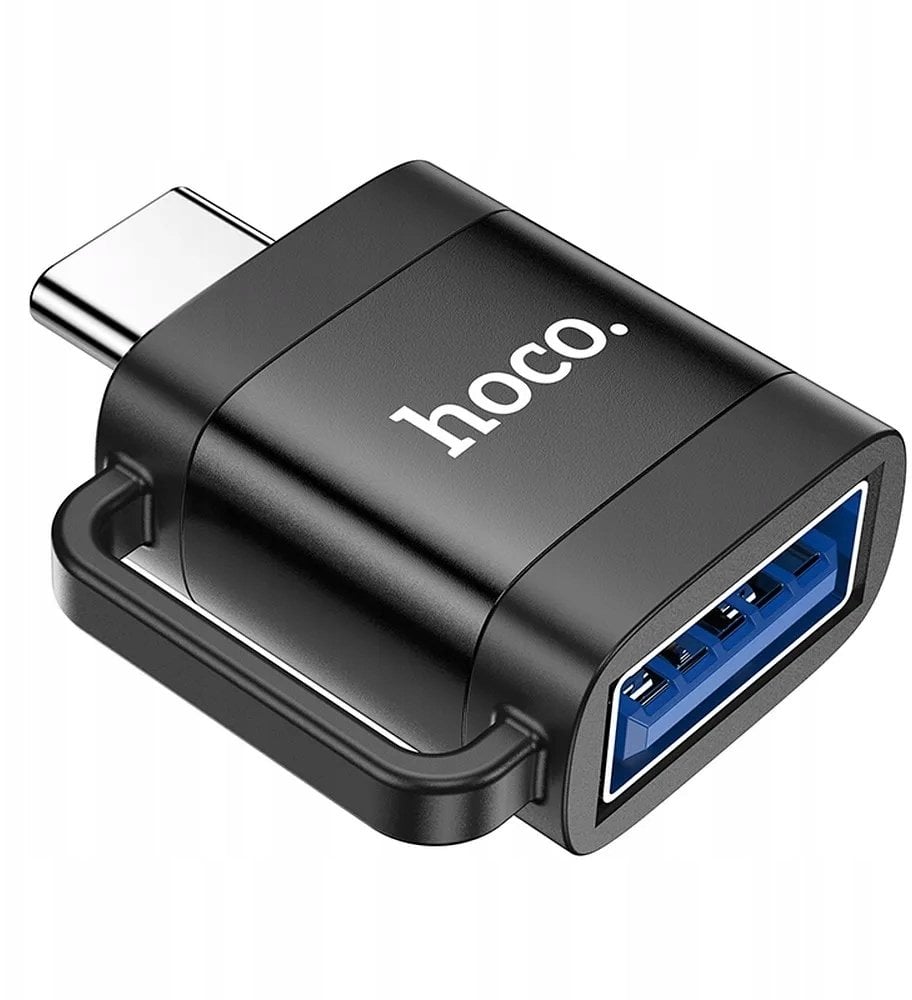 Adapter OTG USB C do USB A Hoco 3A UA31C czarny