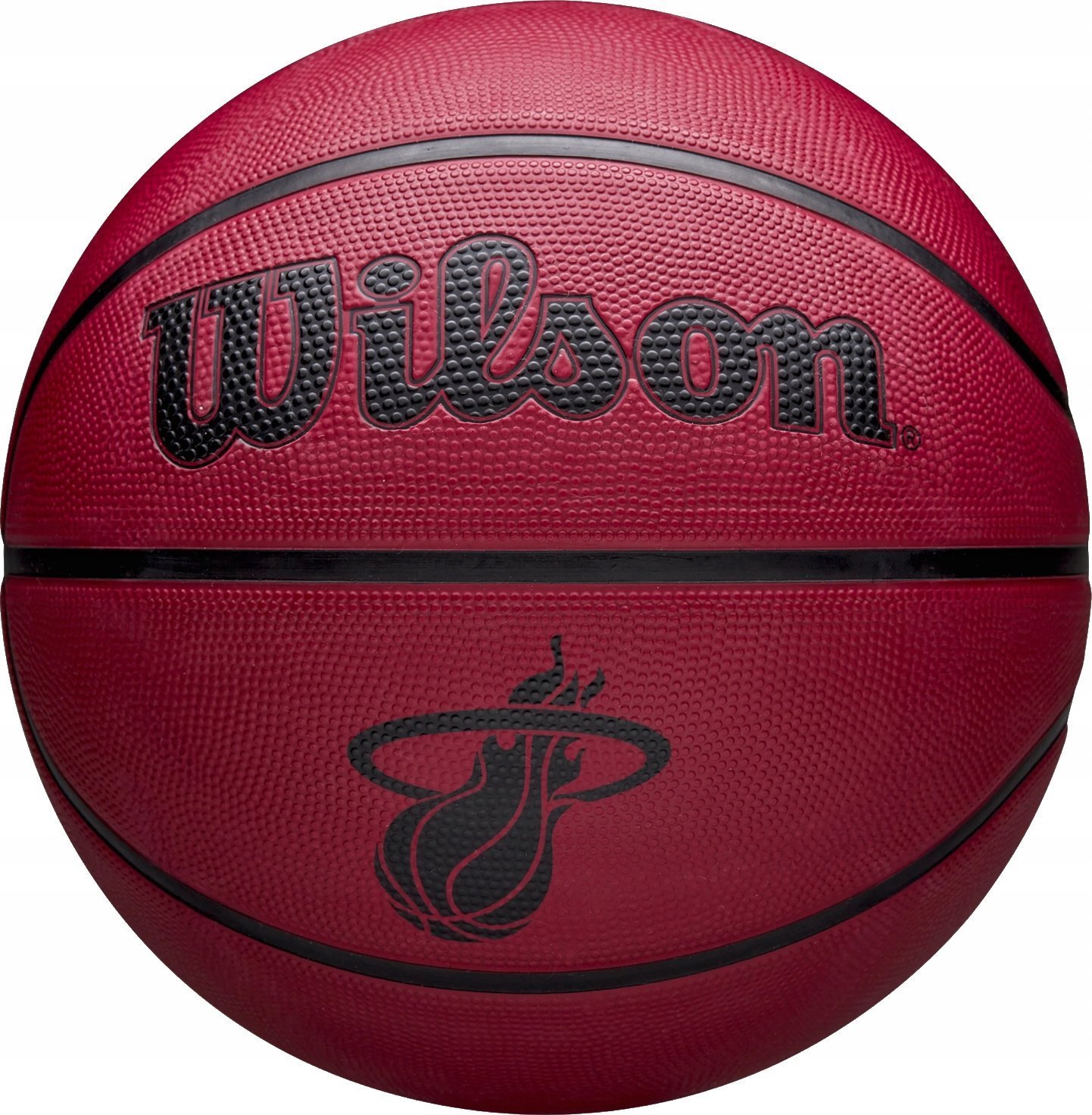 Wilson NBA Team Tribute Solid Miami Heat Ball WZ4025416XB Czerwone 5