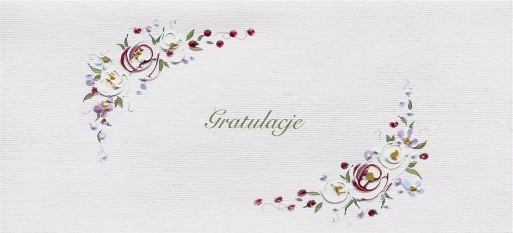 MAK Karnet Gratulacje DL G08 - Kwiaty