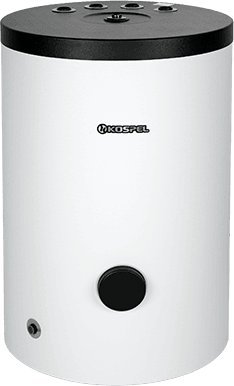 Kospel Zbiornik buforowy nieemaliowany w izolacji, króćce w górę SVK-100 KOSPEL SVK-100.PL