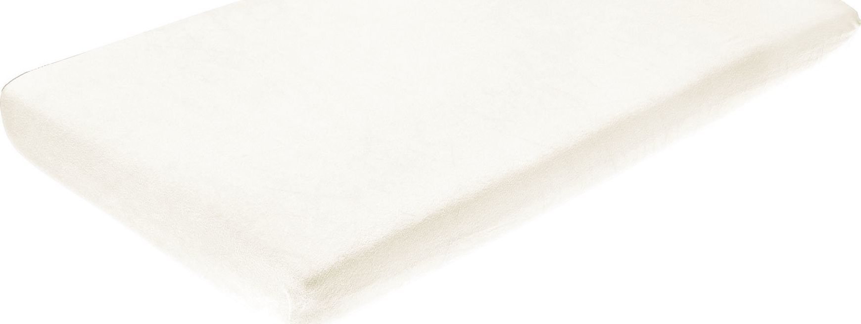 Paklodė su guma frotte, kreminė, 120x60, Sensillo, 2142